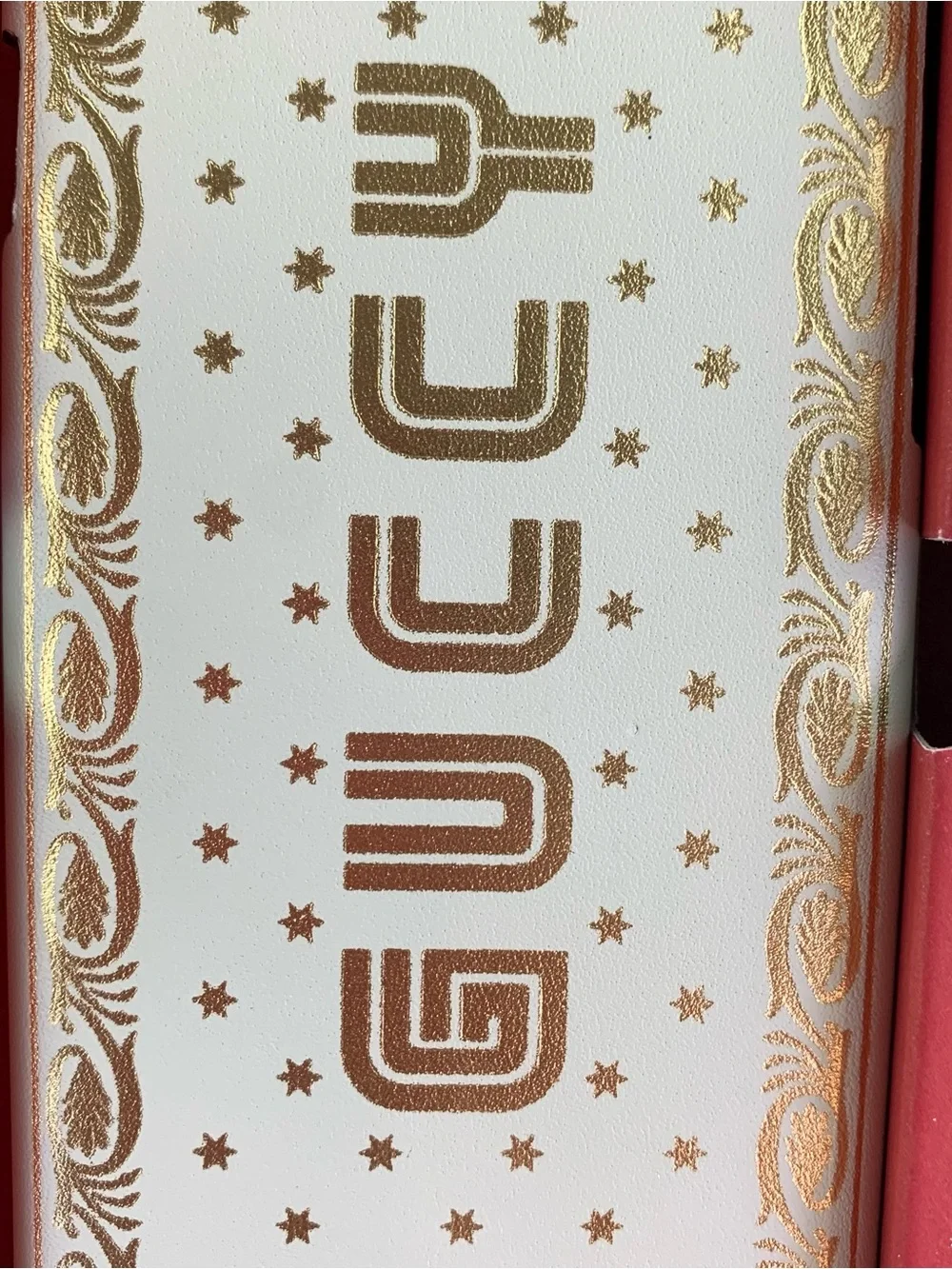 Gucci New Cream & Gold Signature Logo GUCCY iPhone 7 Case